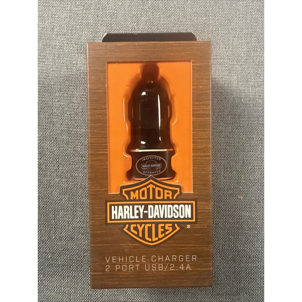 NWT Harley Davidson 2 Port Vehicle USB Charger